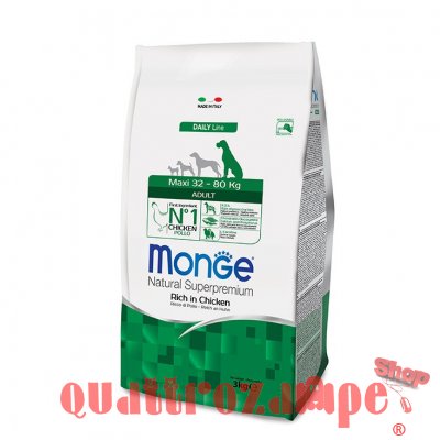 Monge Superpremium Maxi Adult Cane Pollo
