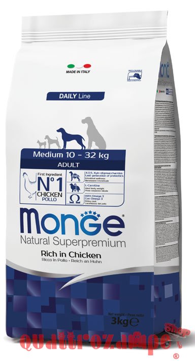 Monge Superpremium Medium Adult Cane Pollo