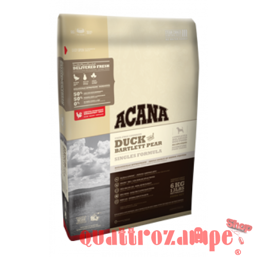 Acana Dog Duck Pear MonoProteico Anatra e Pera Per Cane