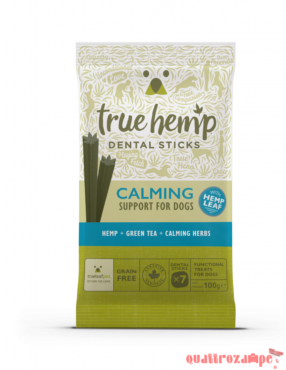 True Hemp Calming Dental Sticks Rilassante 100 grammi Per Cani