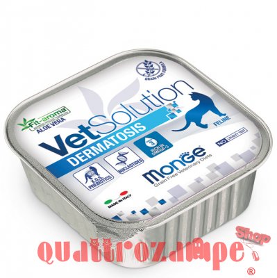 Monge VetSolution Dermatosis 100 gr Vaschetta Umido Per Gatti