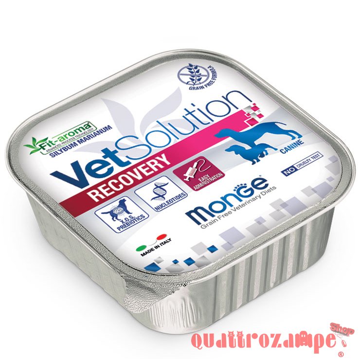 Monge VetSolution Recovery 150 gr Vaschetta Umido Per Cani