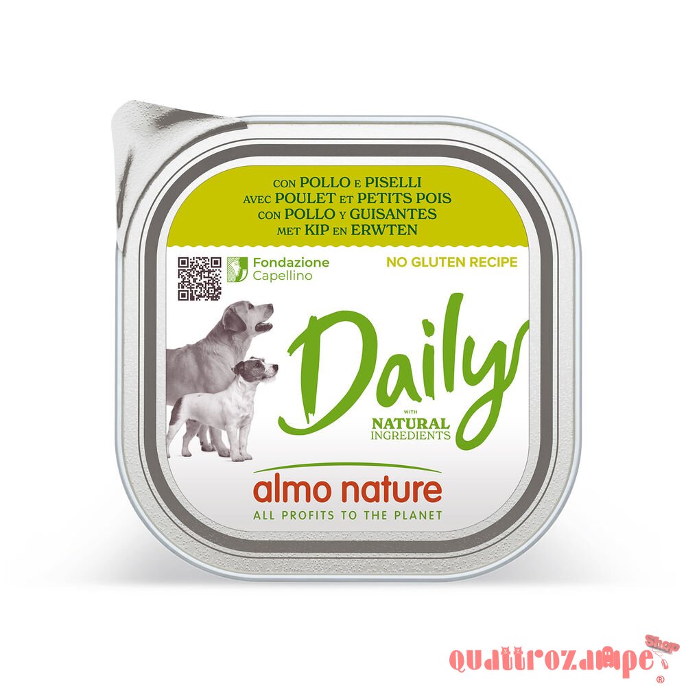 Almo Nature Daily Menu Pollo Piselli Per Cane