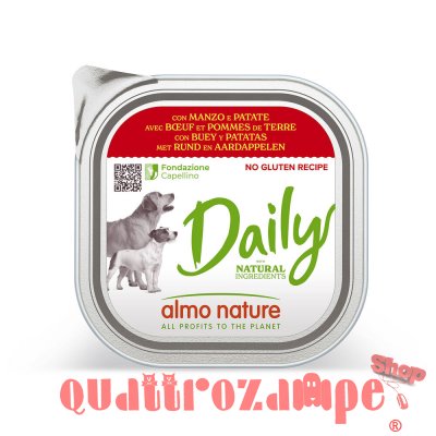Almo Nature Daily Menu Manzo Patate Per Cane