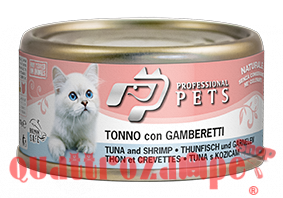 Professional pets 70 gr Tonno e gamberetti