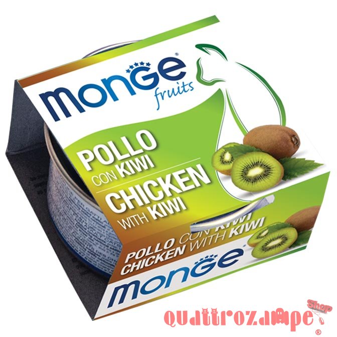 Monge Fruits Pollo Con Kiwi 80 gr Per Gatti