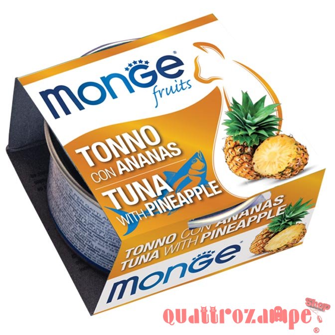 Monge Fruits Tonno Con Ananas 80 gr Per Gatti