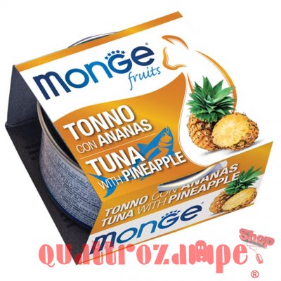 Monge Fruits Tonno Con Ananas 80 gr Per Gatti