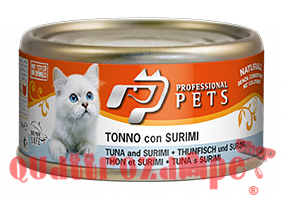 Professional pets 70 gr Tonno e surimi