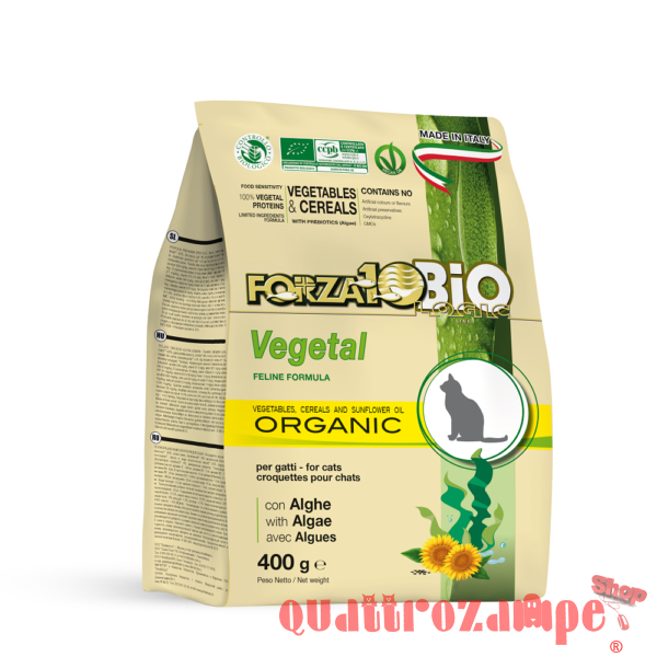 Forza 10 Vegetal Bio Organic Con Alghe 1,5 kg Per Gatti