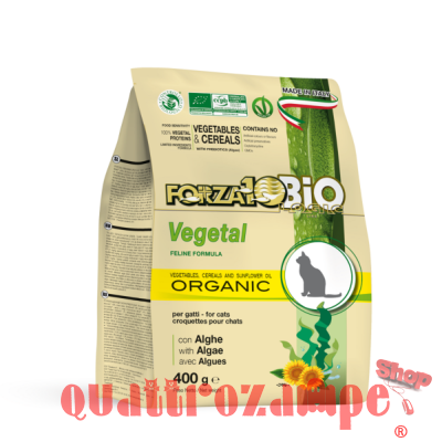 Forza 10 Vegetal Bio Organic Con Alghe 1,5 kg Per Gatti