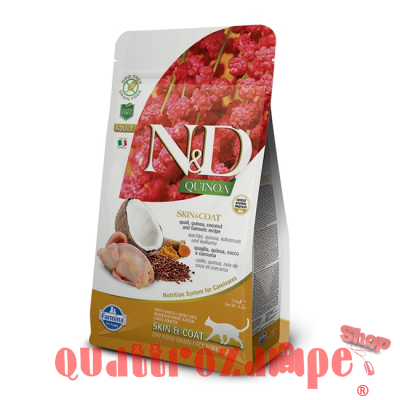 Farmina N/d Grain Free Quinoa Skin & Coat Quaglia Gatto