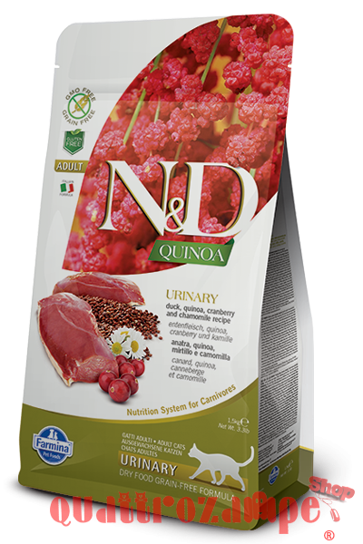 Farmina N/d Grain Free Quinoa Urinary Anatra Per Gatto