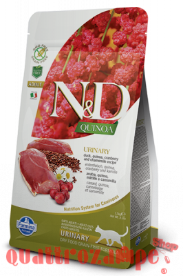 Farmina N/d Grain Free Quinoa Urinary Anatra Per Gatto