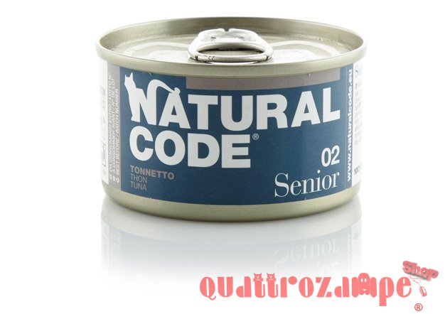 Natural Code Senior 02 Tonnetto 85 gr Per Gatti