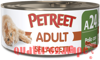 Petreet 70 gr Scatolette per Gatti a Base di Pollo