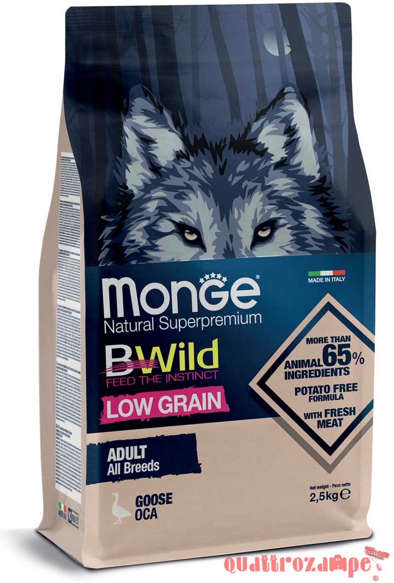 Monge Bwild Low Grain Adult All Breed Oca Per Cani
