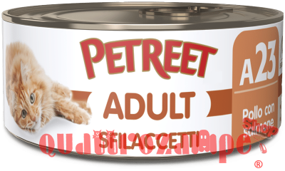 Petreet 70 gr Scatolette per Gatti a Base di Pollo