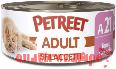 Petreet 70 gr Scatolette per Gatti a Base di Pollo