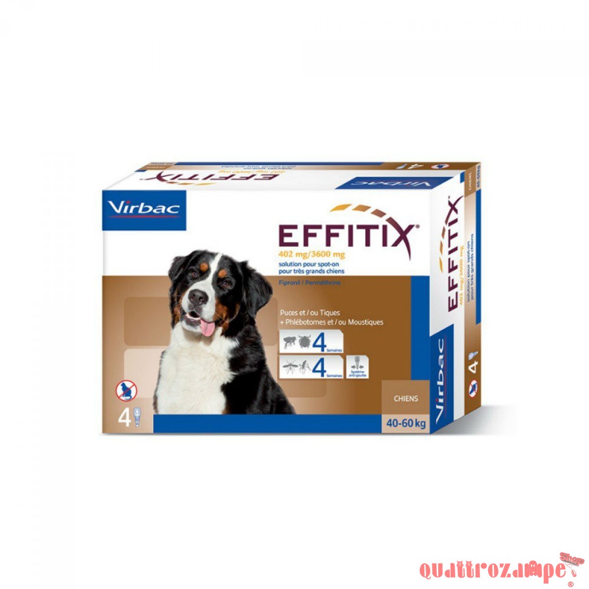 Virbac Effitix Cane Spot-on 40 - 60 kg 4 Pipette