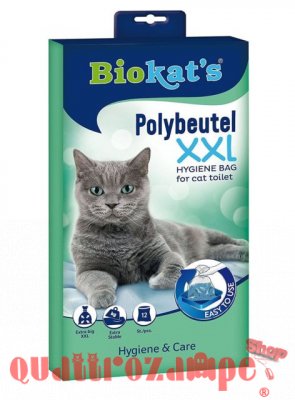 Biokats Polybeutel XXL Cat Lettiera Totale 12 Sacchetti Extra Large Bags