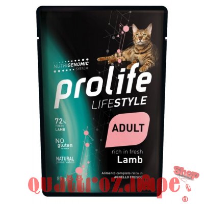 PROLIFE Cat Adult Agnello 85 gr Bustina Gatto