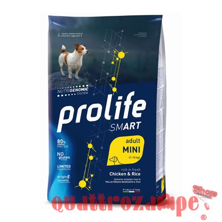 Prolife Dog Smart Mini Adult Pollo e Riso 7 kg (Chicken Rice)