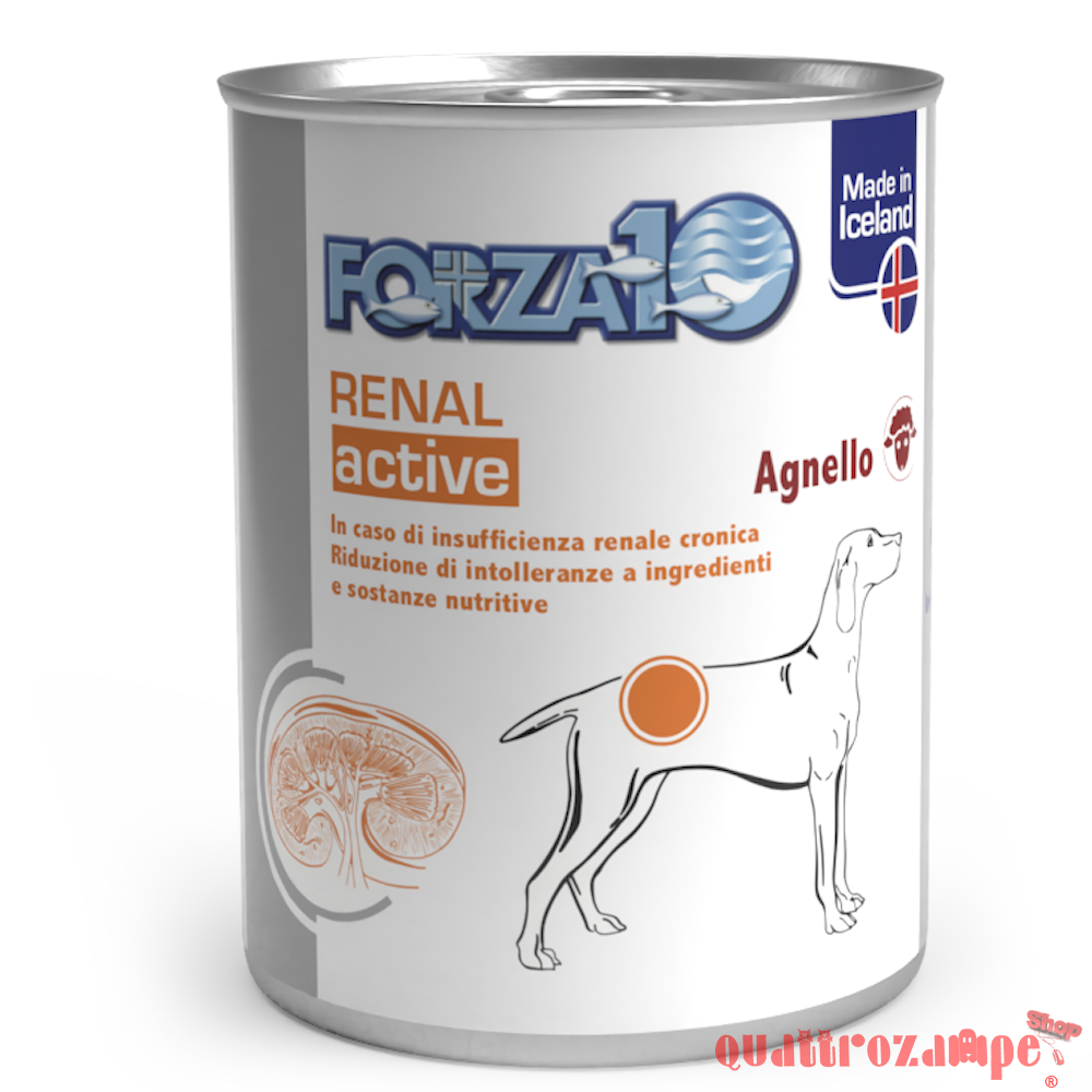 Forza 10 Renal Active Wet Agnelo 390 Gr Barattolo Umido Per Cani