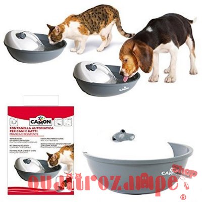 Camon Drinkwell Ciotola Fontanella Automatica 1,70 L Per Cani e Gatti