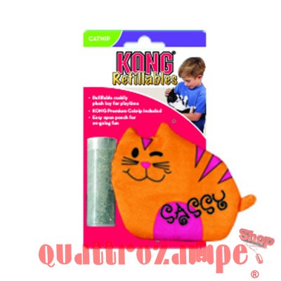 Kong Cat Refillables Sassy Gioco Per Gatti 10 cm Con Erba Gatta