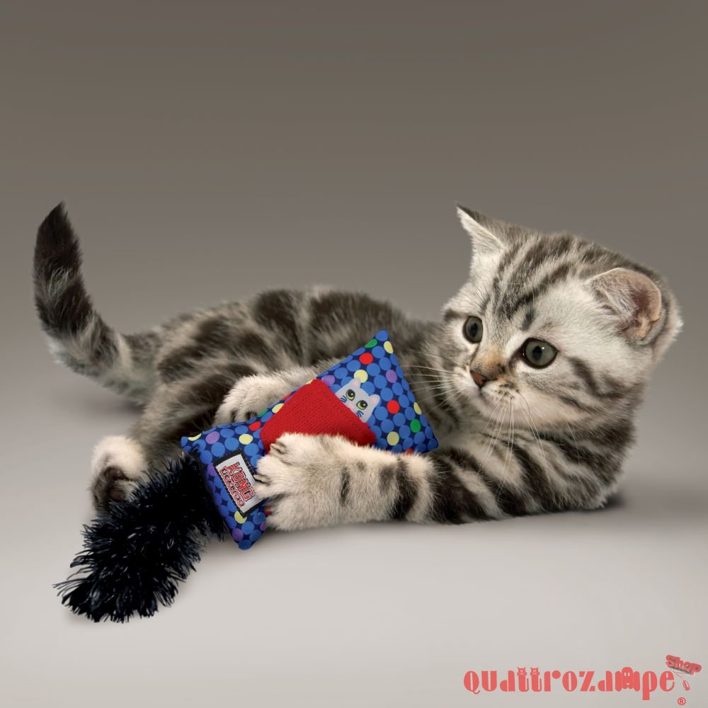 Kong Cat Refillables Kickeroo Gioco Per Gatti 20 cm Con Erba Gatta