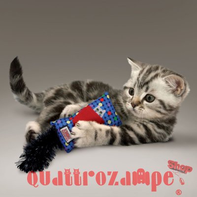 Kong Cat Refillables Kickeroo Gioco Per Gatti 20 cm Con Erba Gatta