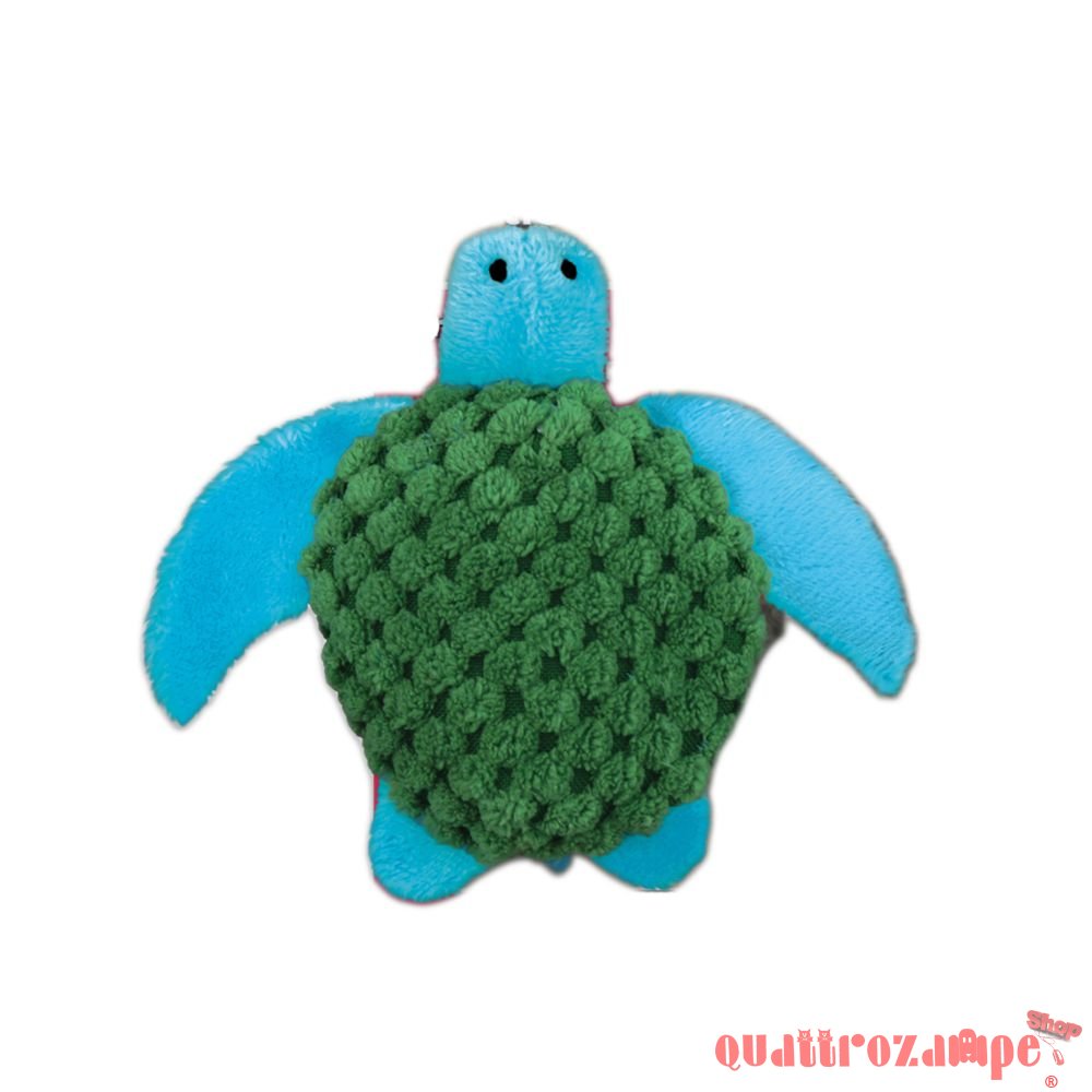 Kong Cat Refillables Turtle Gioco Per Gatti 10 cm Con Erba Gatta