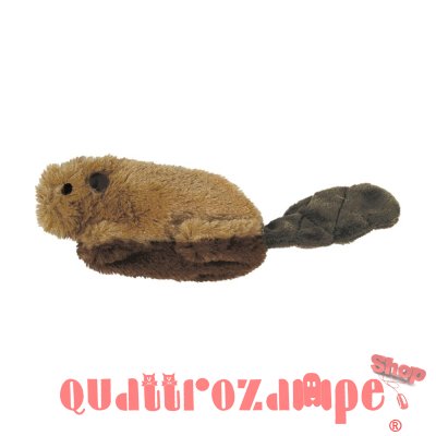 Kong Cat Refillables Castoro Gioco Per Gatti 16 cm Con Erba Gatta