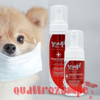 Yuup Mousse Igienizzante Professionale per Cani e Gatti