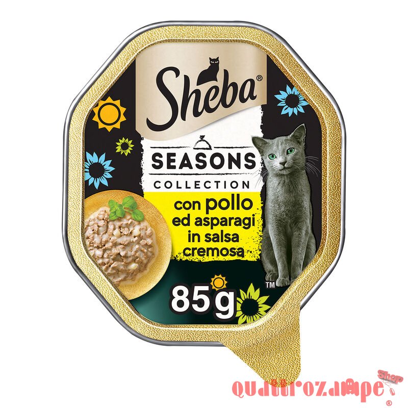 Sheba Pollo e Asparagi Salsa 85 gr