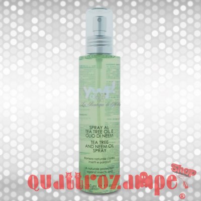 Yuup Spray Naturale Repellente Insetti Tree tee oil e Olio di Neem 150 ml