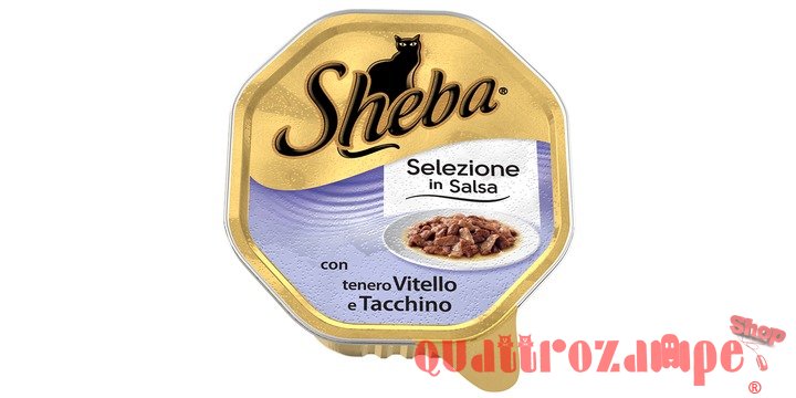 Sheba Salsa 85 gr Vitello e Tacchino in Salsa
