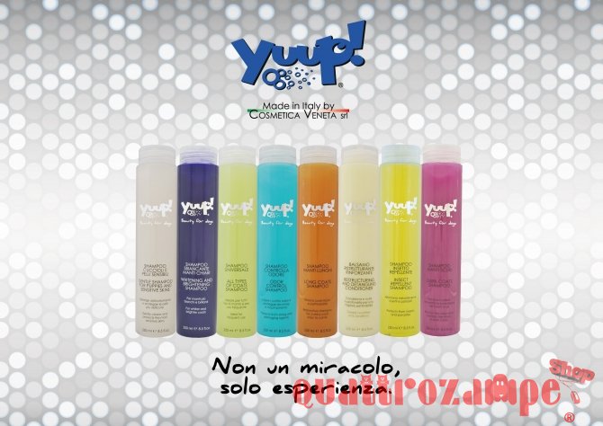 Yuup Shampoo 250 ml per Cani e Gatti Made in Italy