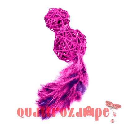 Kong Cat Wubba Wicker 16 cm Con Led Per Gatti