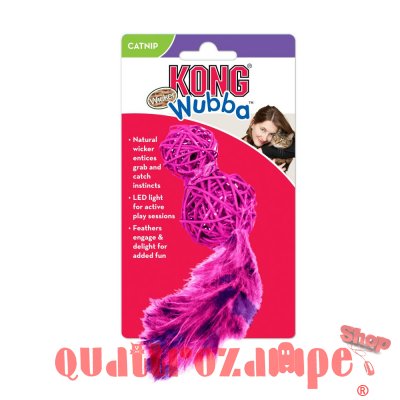 Kong Cat Wubba Wicker 16 cm Con Led Per Gatti