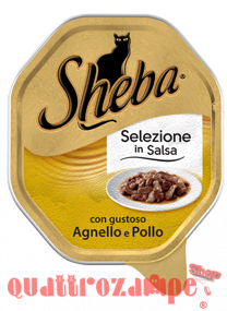 Sheba Manzo e Tacchino in Salsa 85 gr