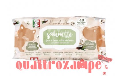 Ferribiella 40 Salviette Detergenti Cocco e Cotone