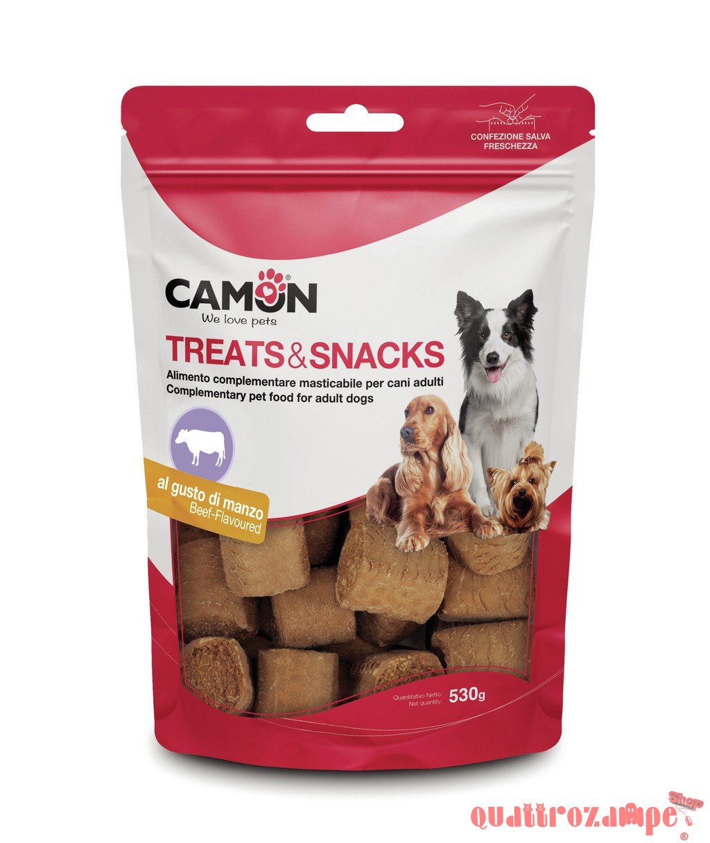 Camon Snack Biscotto Rollos Manzo 530 gr per Cani