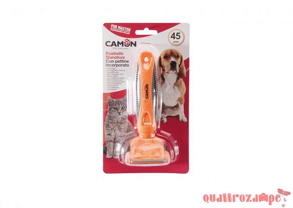 Camon Slanatore Professionale 45 mm Rastrello Districante Per Cani e Gatti