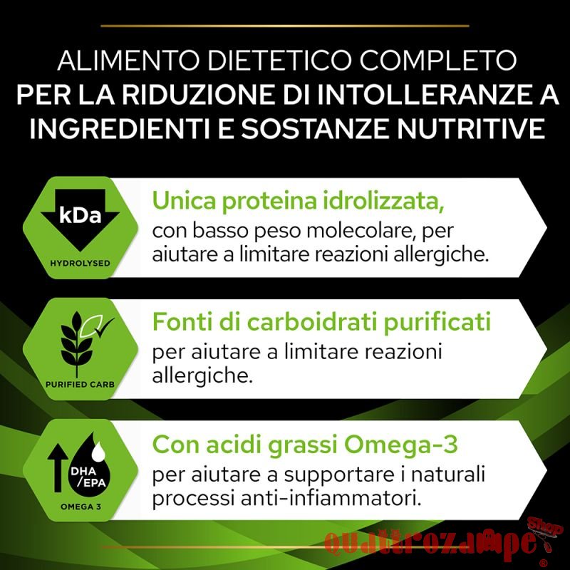 Purina Pro Plan Veterinary Diet Ha Hypoallergenic 400 gr Mousse Per Cane