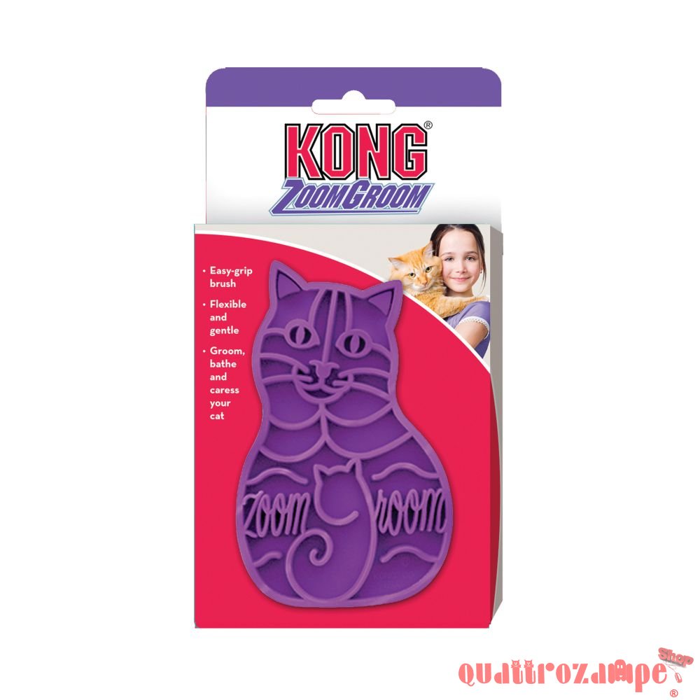 Kong Cat Zoom Groom Spazzola 11,5 cm Per Gatti