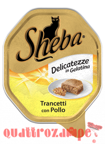 Sheba Trancetti di Pollo in Gelatina 85 gr