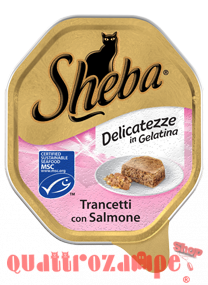 Sheba Trancetti con Salmone in Gelatina 85 gr