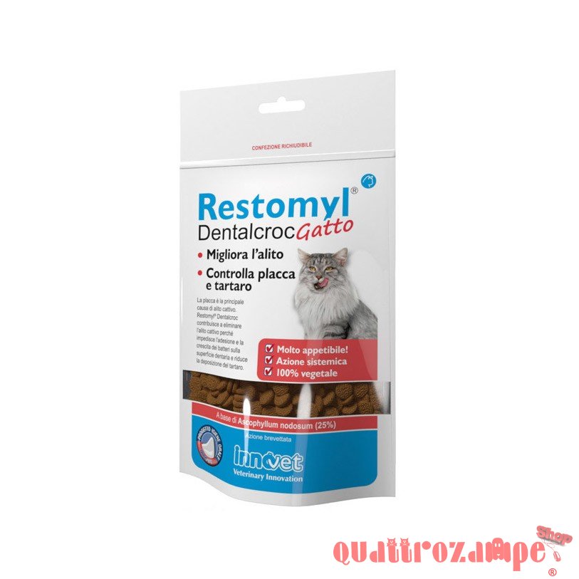 Innovet Restomyl Dentalcroc 60 Gr Per Gatti